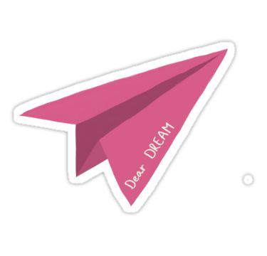 nct dream paper airplane sticker by stefi sketches