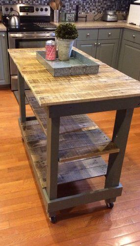 Table Rustique De Cuisine En Bois De Palette Utilser Des