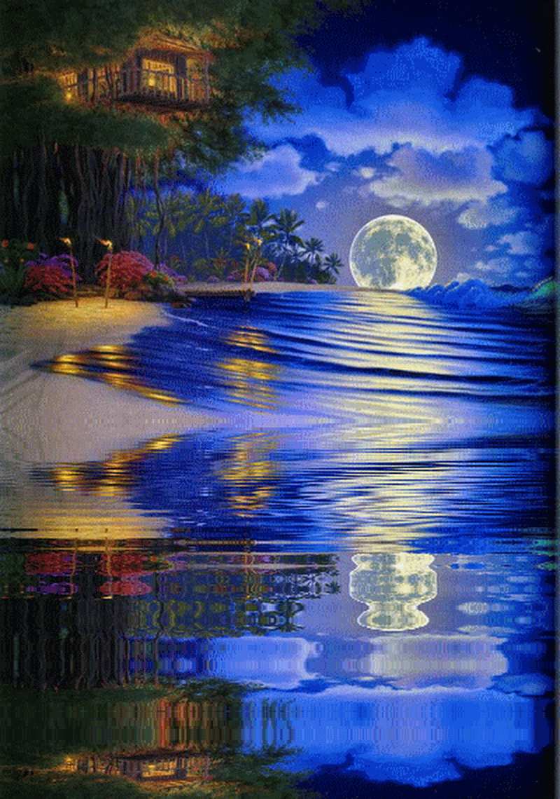foto animada lunas m 225 gicas paisaje de fantas 237 a paisajes animadas