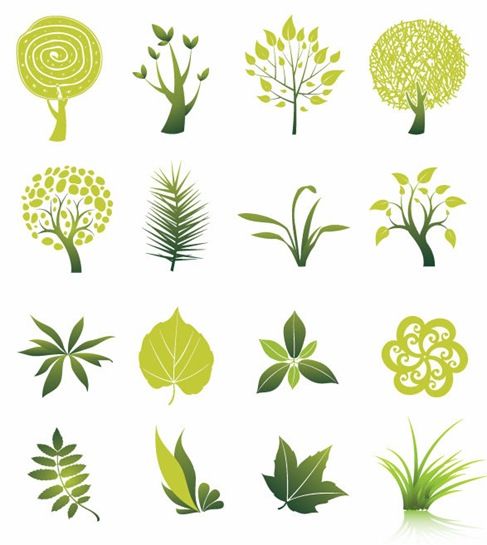 Tree And Leaves 葉っぱのロゴ 植物イラスト 無料のベクター素材 Tree And Leaves 葉っぱのロゴ 植物イラスト 無料のベクター素材