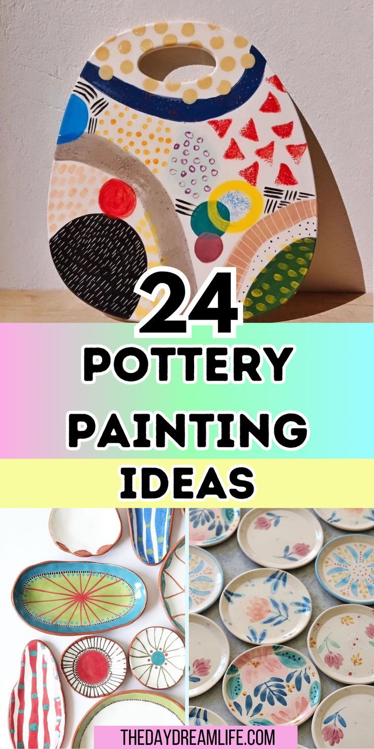 24 Easy Pottery Painting Ideas To Try In 2024 Pottery Painting 52dbc96ee273d1a4e3fc6d1b2cdf45ad