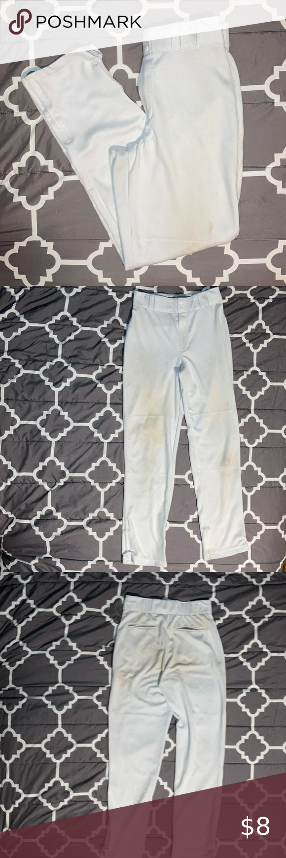 Champro Sports White Full Length Baseball Pants | Baseball pants, Pants