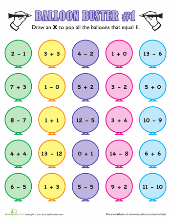 Interesting One From Educationcom Teacher Folder Pinterest Interesting One From Educationcom Fun Math Worksheets Subtraction Worksheets Daily Math