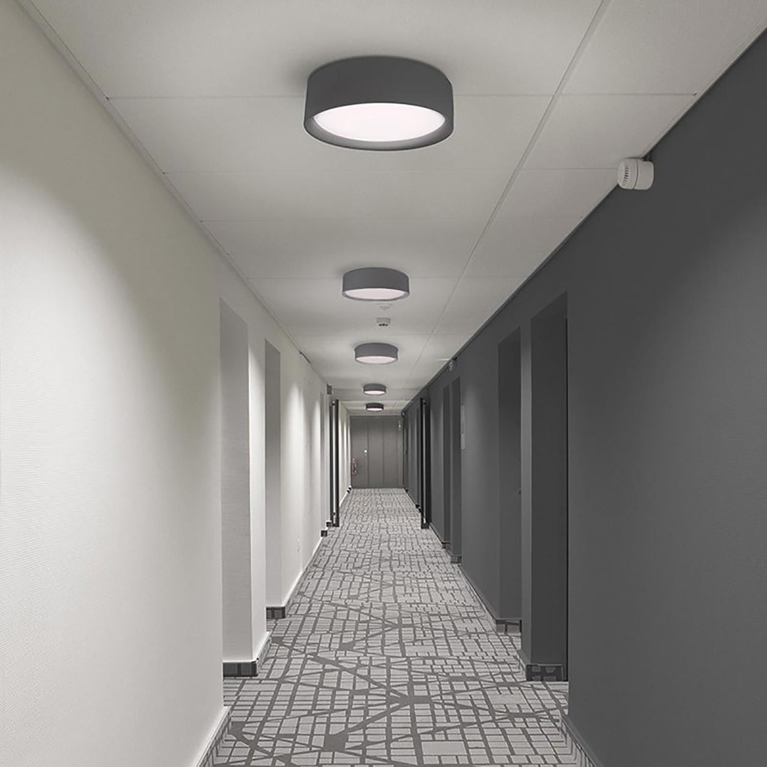 Product Overview Round LED flush mount with a refined hand tailored