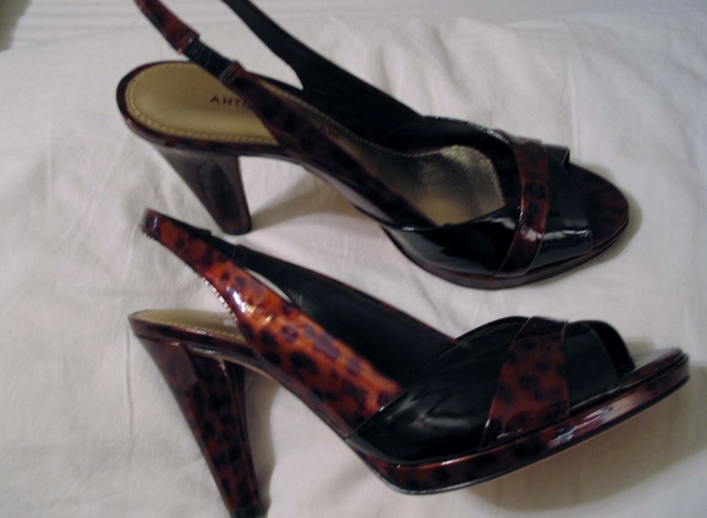 tortoise print heels