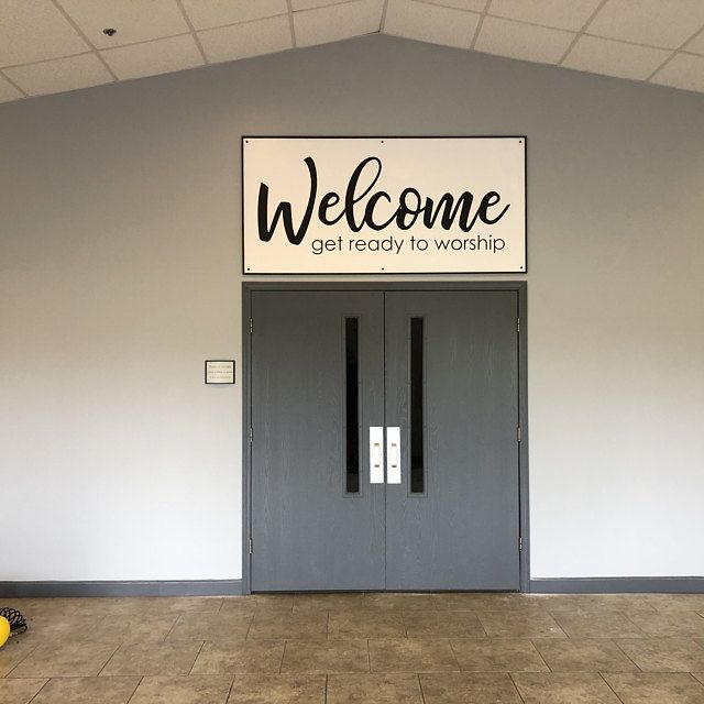 Vinyl Decal Welcome Get Ready To Worship Door Sign Church Worship vinyl-decal-welcome-get-ready-to-worship-door-sign-church-worship