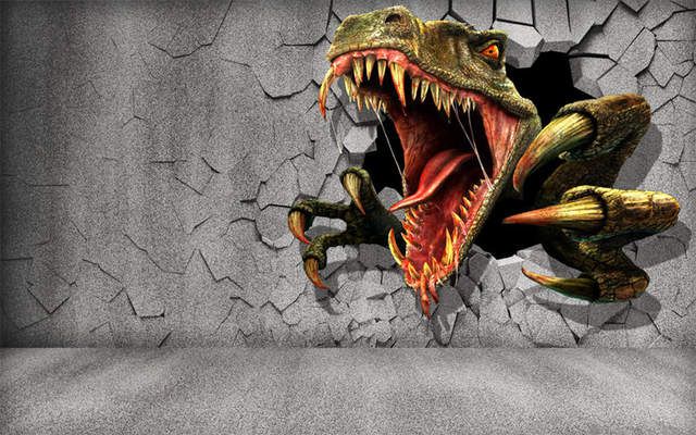 wallpapers Dinosaur 3D Wallpaper pinterest