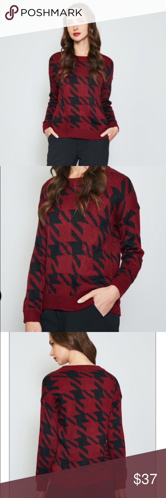 ï¸DEAL OF THE DAY ï¸Red and Black Sweater | Clothes design, Fashion, Plus size fashion