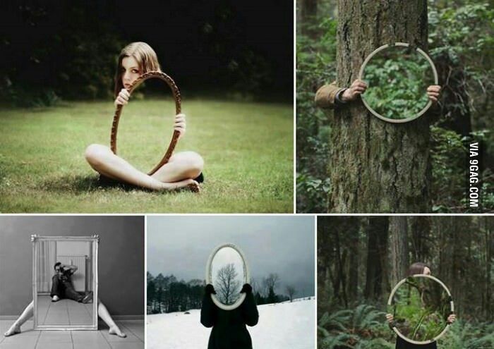 mirror photography optical illusions