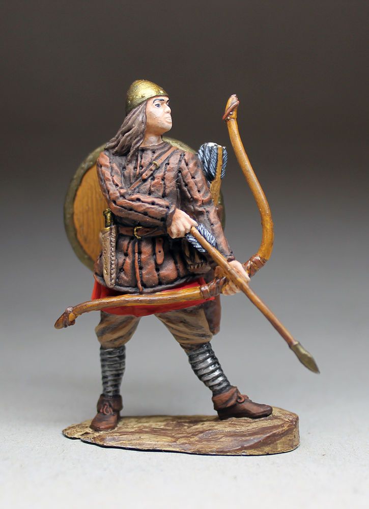 XIV century. Tin toy soldiers ELITE painted 54 mm Scottish Knight