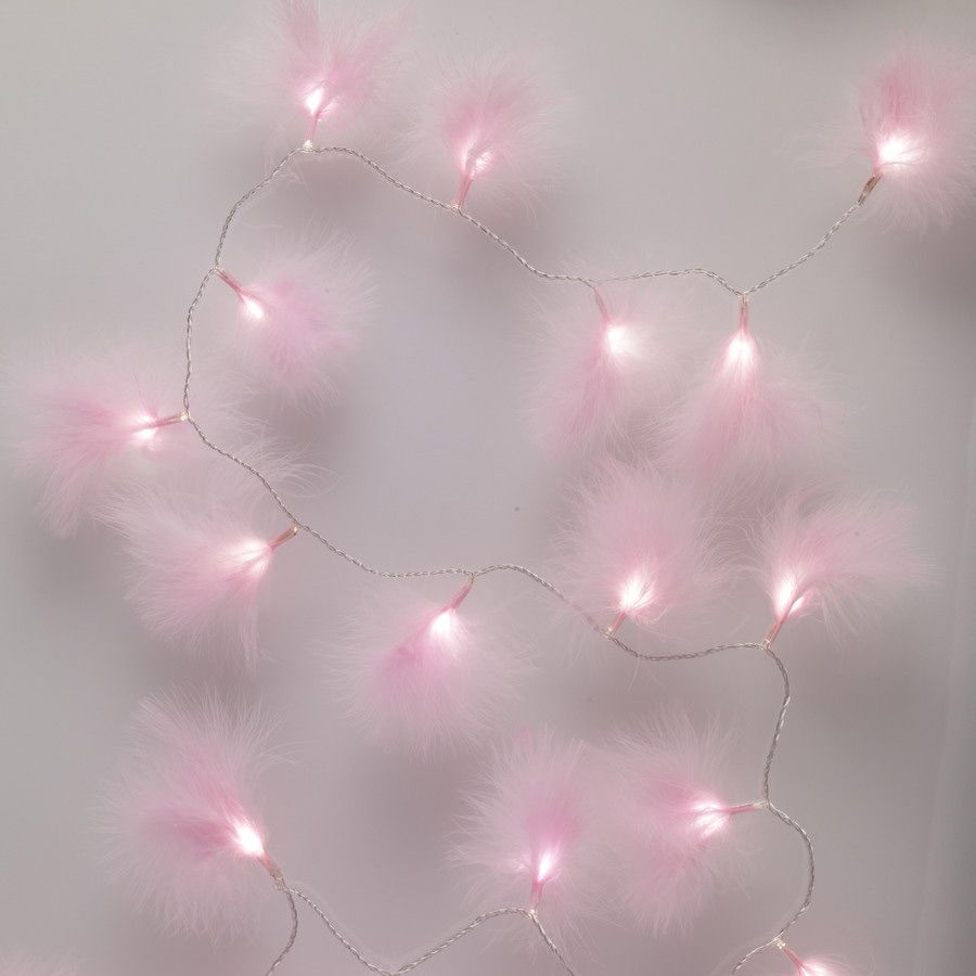 Pink Fluffy Fairy Lights Christmas Guide, Pink Christmas, Christmas