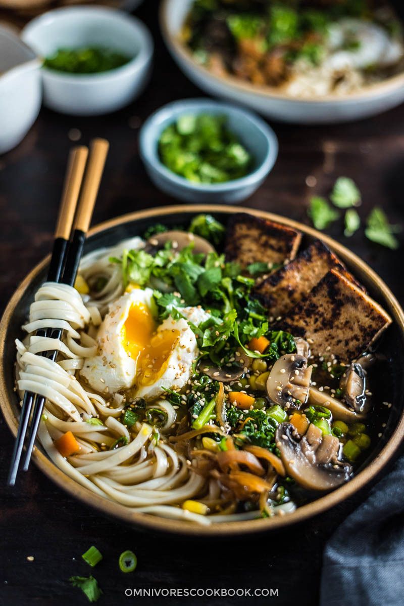 World Vegetarian Day in 2020 Vegetarian noodle soup