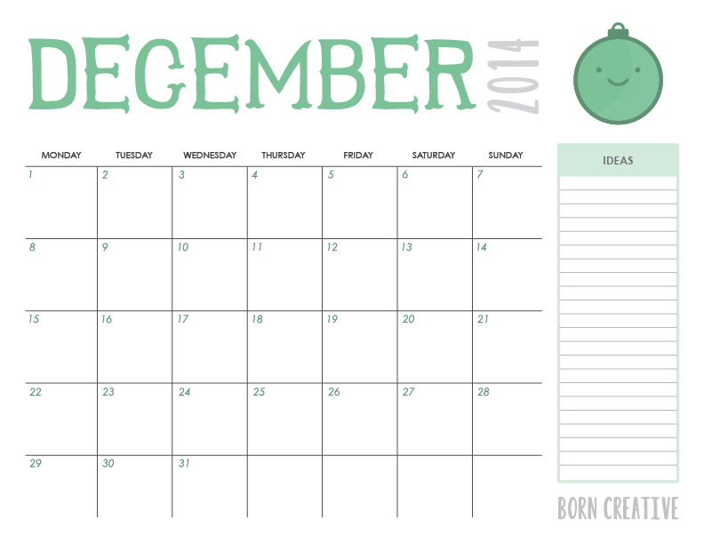december 2014 mini calendar december 2014 mini calendar