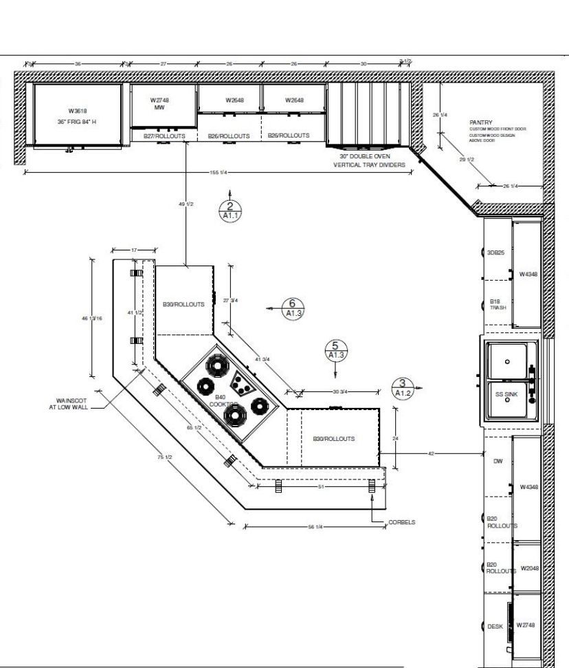 Modern Kitchen Floor Plan With Oven And Sink Modern Kitchen Floor Plan With Oven And Sink