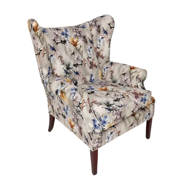 Gina Autumn Wingback Sit Back Relax And Take A Seat In Sophistication With This Sumptuous Gina Autumn Wingback Occasional Chair Upholstered In Luxurious Cotton Complimented With Bold Autumn Patterns Supported By Natural Wooden Legs With Its Effortless Charm This Piece Will Make A Great Addition To Your Home Size : 95 x 85 x 116 cm Wooden Leg, Sit Back And Relax, Take A Seat, Occasional Chairs, Upholstered Chairs, Armchair, Autumn, Luxury, Effortless