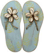 Large Wood Flip Flop Wall Art The Beach Cottage Large Wood Flip Flop Wall Art The Beach Cottage
