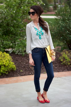casual flats with jeans