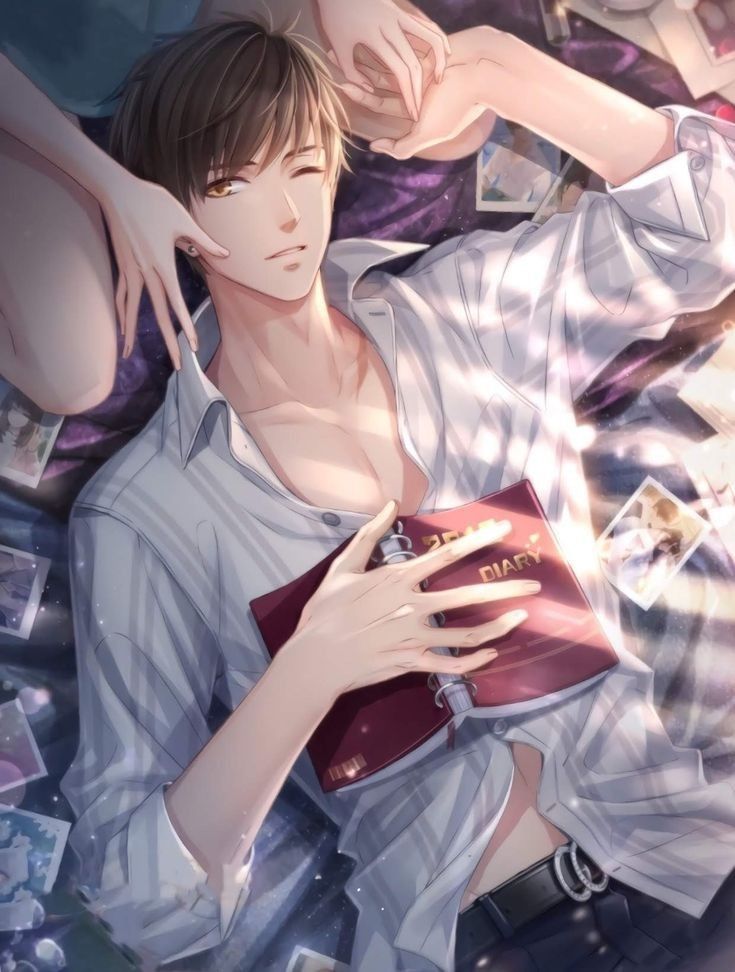 Hot anime guys in romance anime