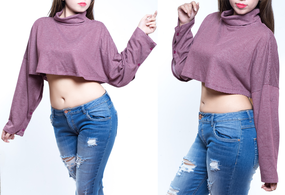 Ladies Top Fabric Ctn Poly Terry Tops Top Fabric Womens Tops