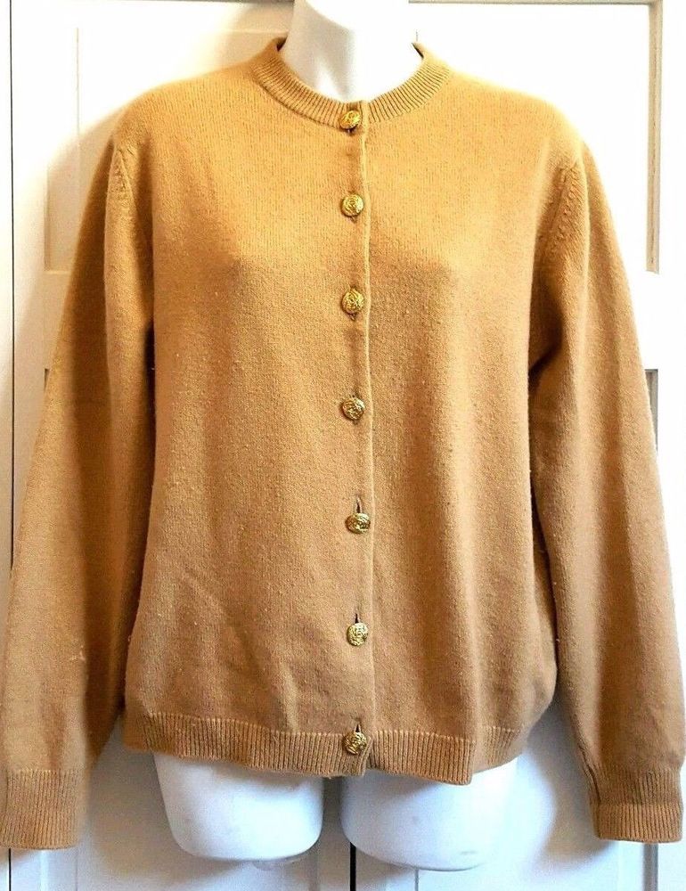 Cashmere by Pringle Cardigan Sweater Gold Buttons 107 42 Cashmere by Pringle Cardigan Sweater Gold Buttons 107 42