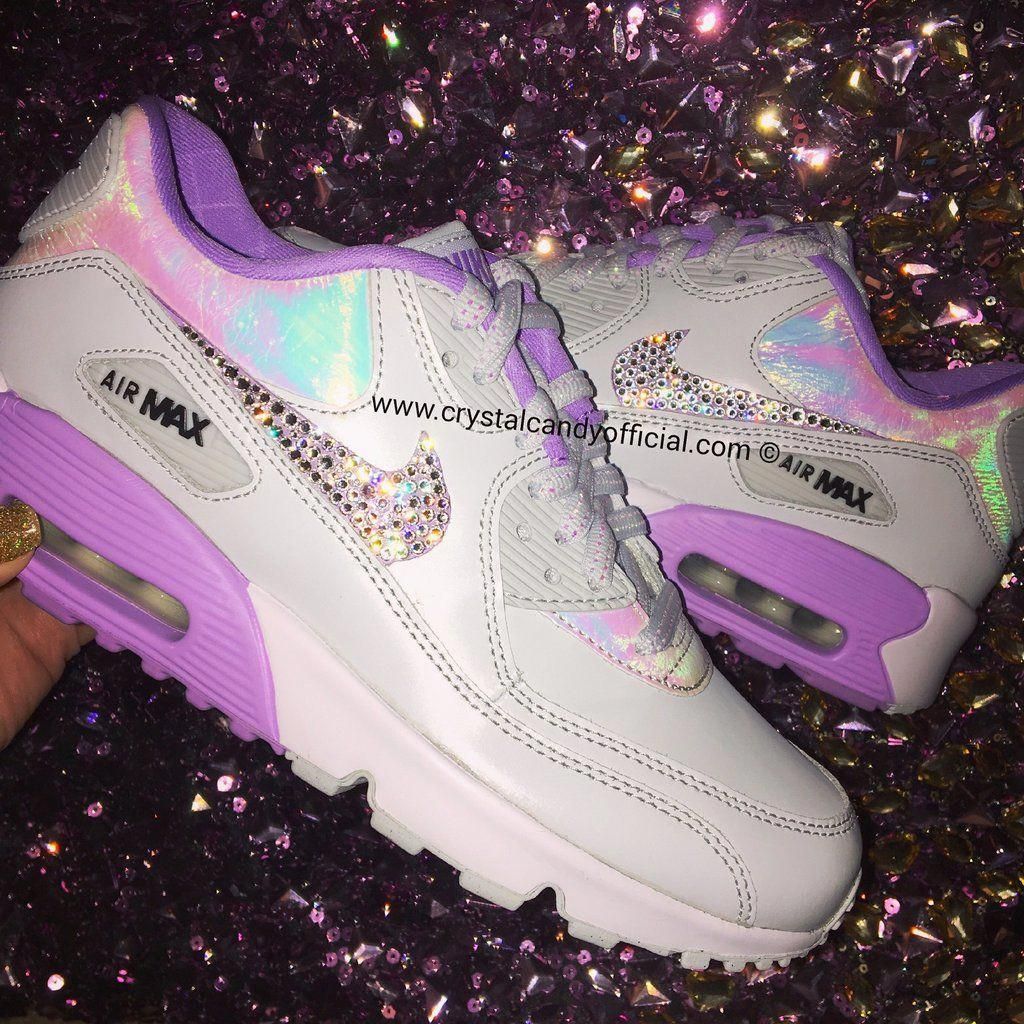 Crystal Nike Air Max 90 S In Unicorn Holographic Nike Air Max 90s Nike Nike Air