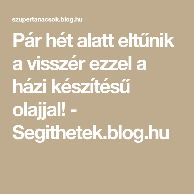 visszér lüktetés a lábon visszeres atheroclephitis