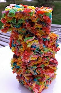 Fruity Pebbles Crispy Treats.