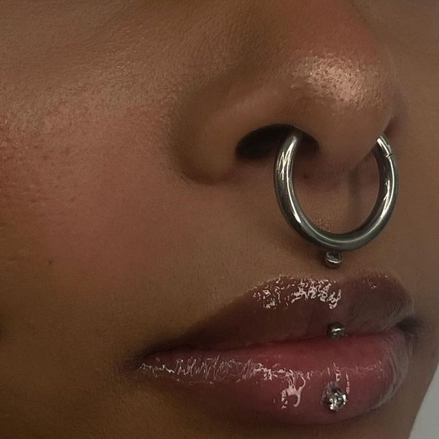 xi 🧿 on Instagram: "My largest gauge septum yet on the iconic @misss