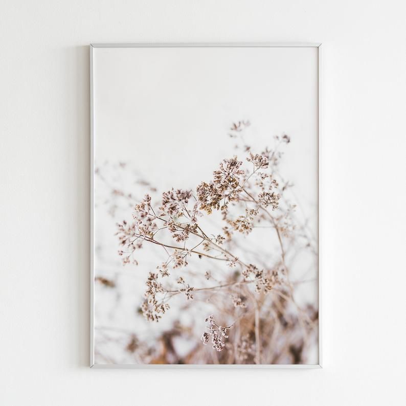 Digital DIY Print,Branch Print,Branch Drawing,Farmhouse Print,Farmhouse Wall Art,Art Print,Baby breath Print,Botanical Print,Farmhouse Art