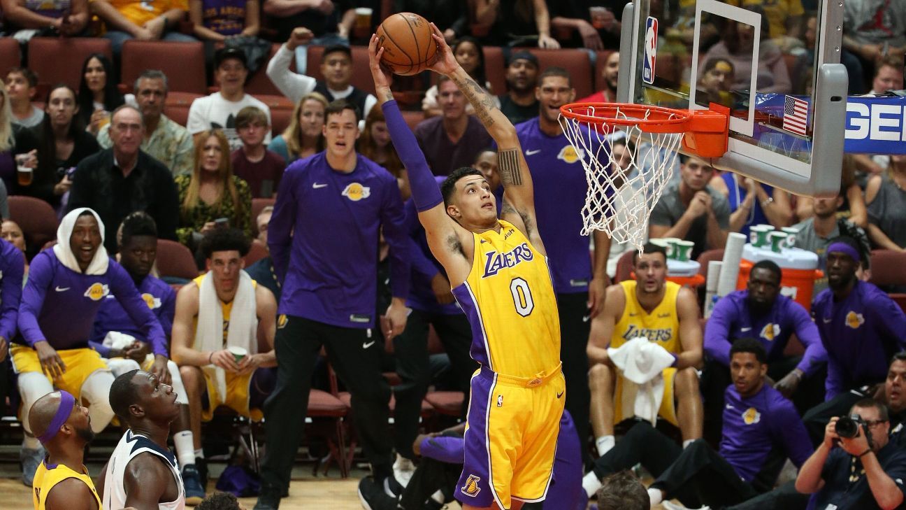 Image result for kyle kuzma dunk