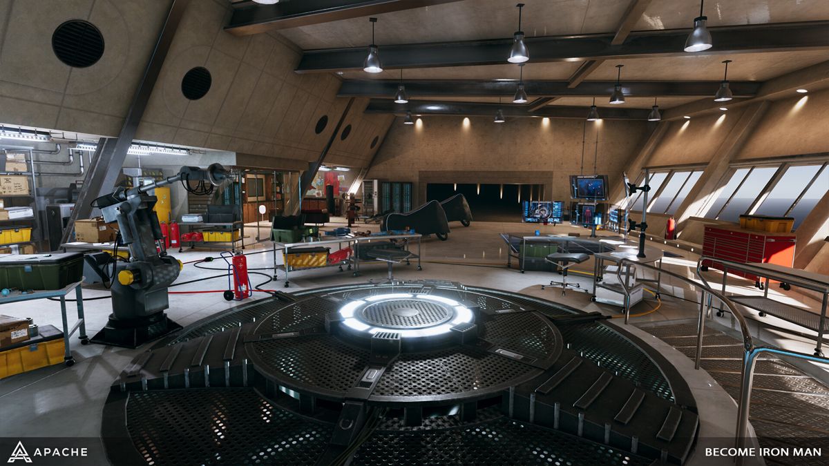 » tony stark’s workshop