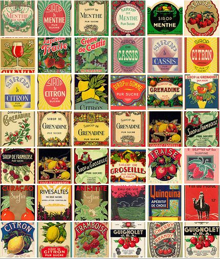 vintage fruit syrup labels printable labels vintage