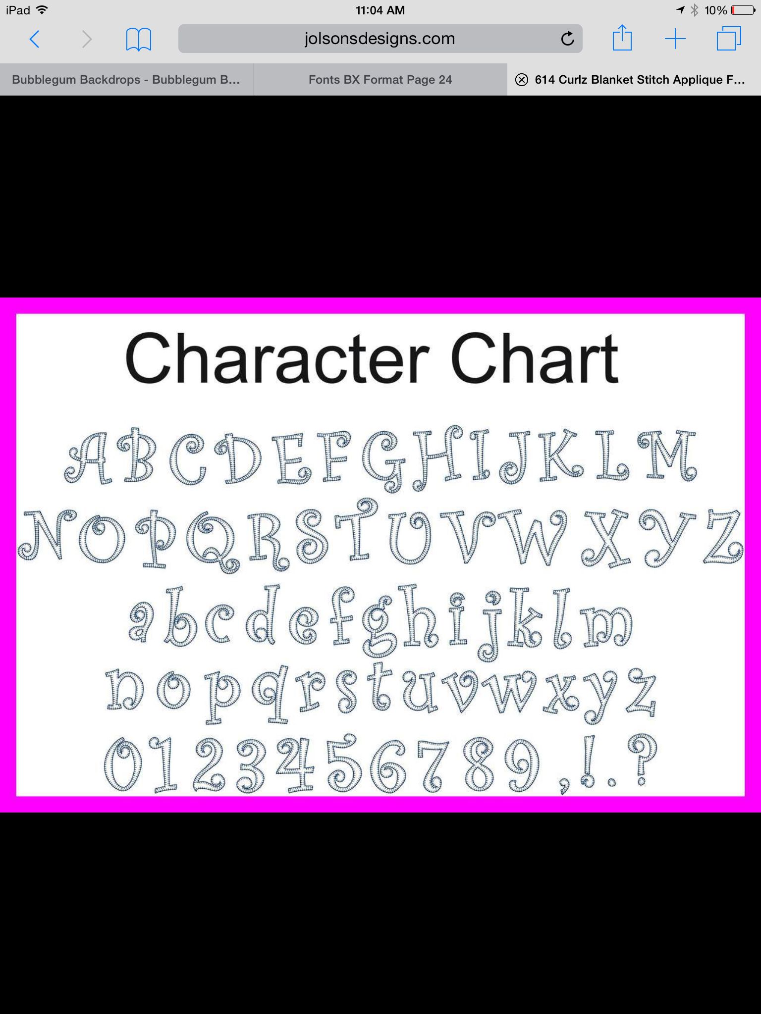 Download Curls blanket stitch | Embroidery fonts, Blanket stitch ...