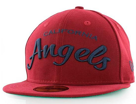 California Angels Black Gray Maroon Blue Argent Gold New Era 59Fifty Fitted Hat