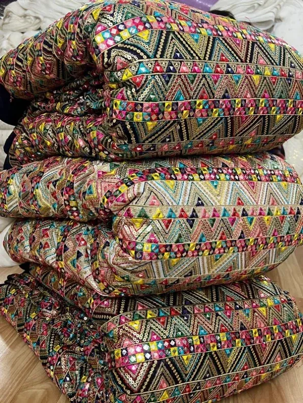 Welcome to Fabric Planets a one of the best online fabric store where you will get best quality designer fabric and latest trending fabrics at one place. We are happy to serve you our best quality fabric at cheapest rates. These fabrics can be use in multi purposes like Suits, Punjabi Suits, Designer Lehengas, Gowns, Sarees, Jackets and what not. So, Buy fabric online with fabric planets and get your desired fabric at your door step. So, sit back and start online fabric shopping today. For any q Buy Fabric Online, Thread Work, Fabric Shop, Punjabi Suits, Fabric Design, Quality Fabric, Sequins, Embroidered, Indian Outfits