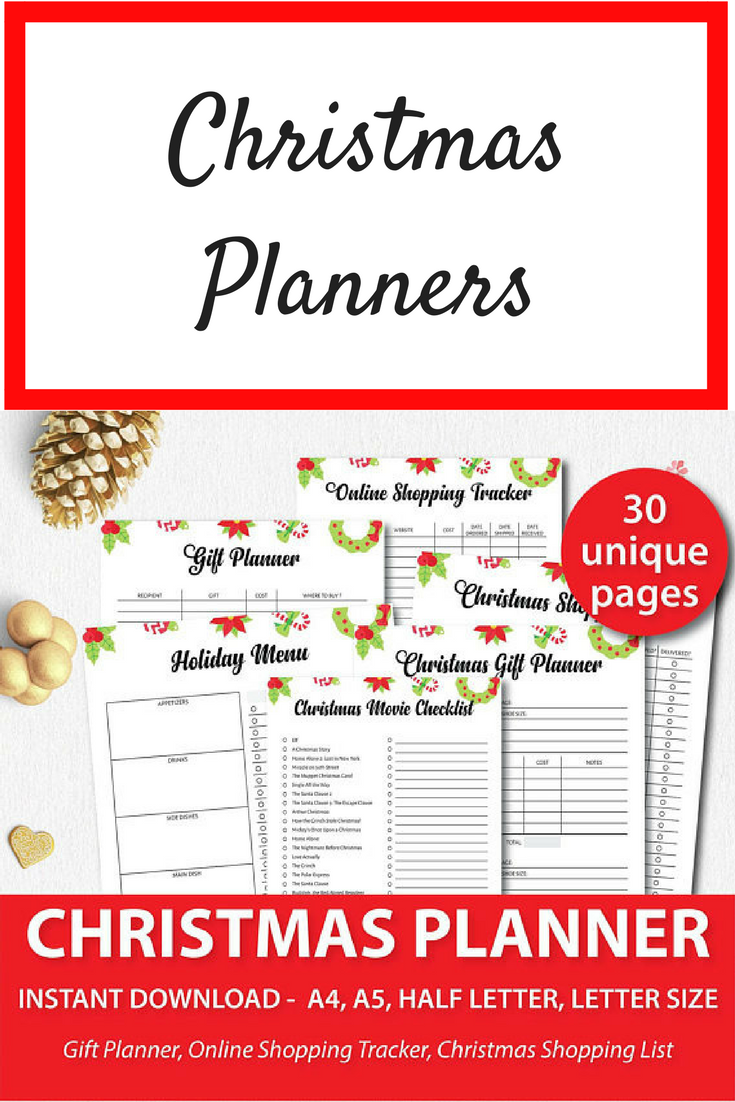 i need these to plan out my christmas movies christmas menu budget christmas lists online