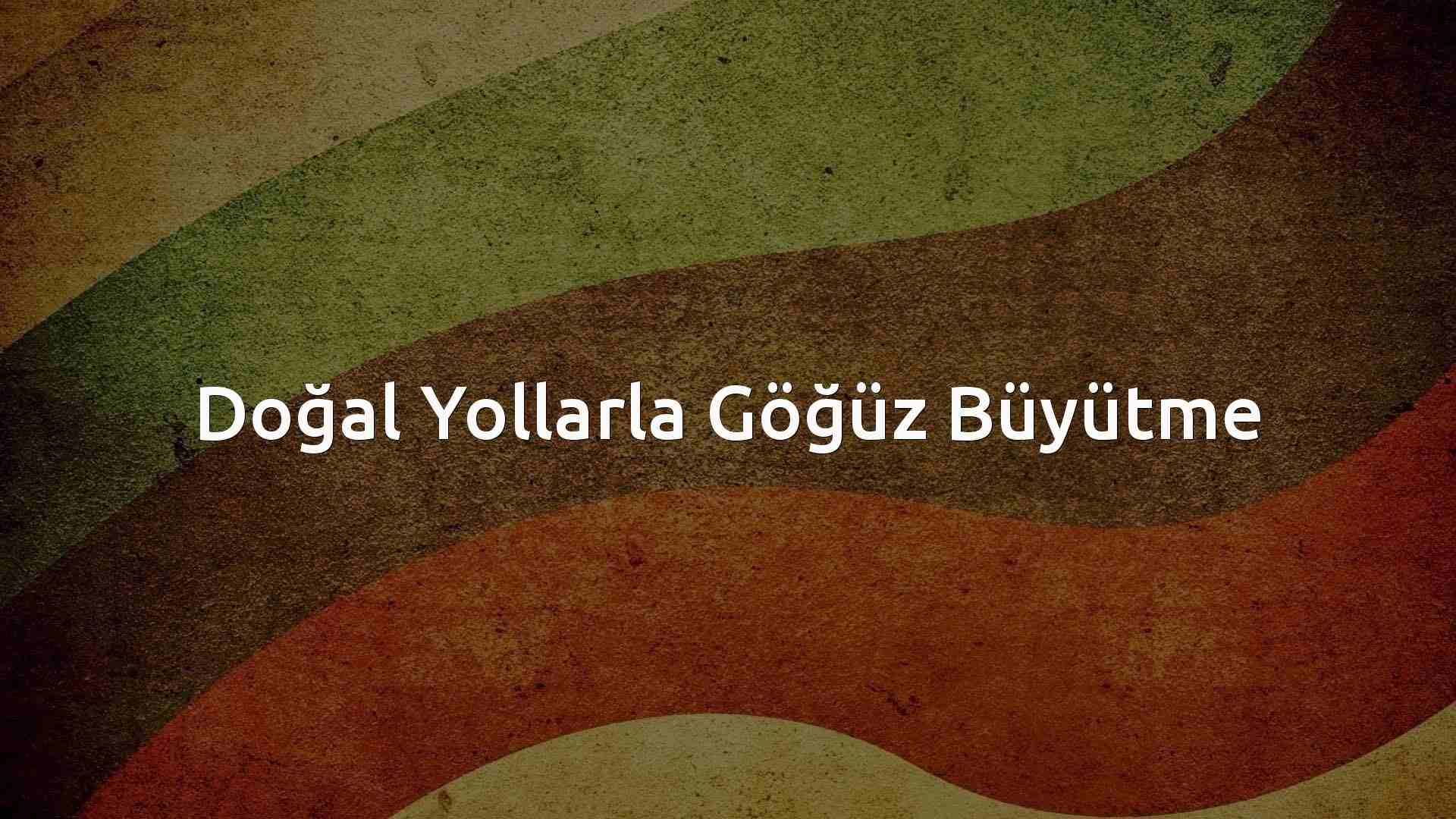 Doğal Göğüs Büyütme Yöntemleri Doğal Göğüs Büyütme Yöntemleri