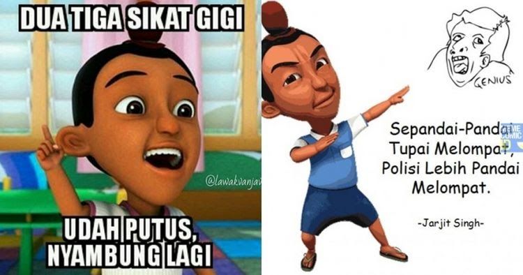 Meme Upin Ipin Jawa