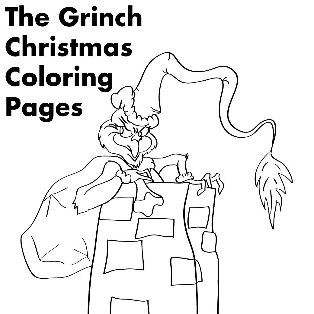 Challenger image for grinch coloring pages printable Clever image intended for grinch coloring pages printable