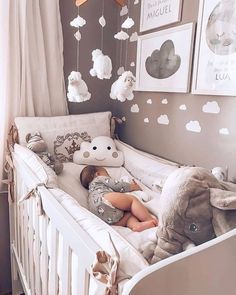 Nursery Elephant Rug - small - nursery rug by clar Nursery Elephant Rug - small - nursery rug by clar