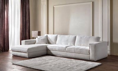 Nuovo divano moderno disponibile in tessuto sfoderabile oppure in ... Divano moderno in pelle