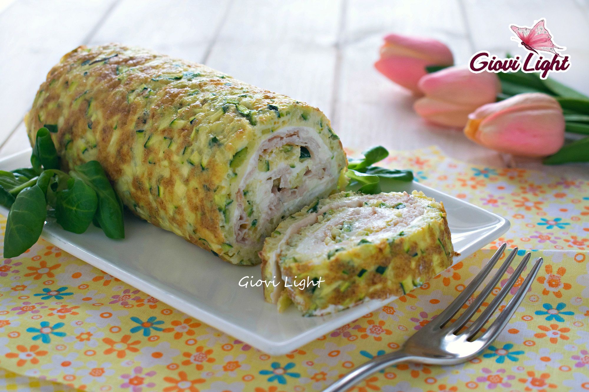 Rotolo Light Di Zucchine Farcito Giovi Light Ricetta Ricette Ricette Di Cucina Zucchine