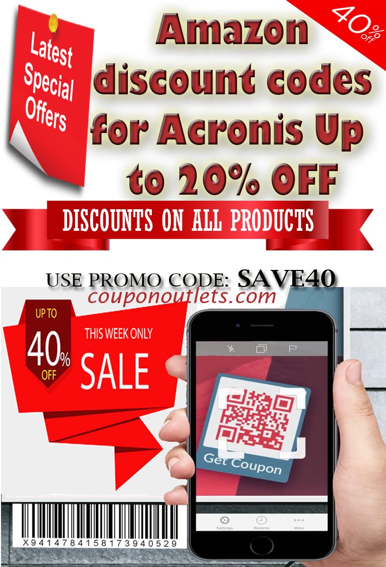 Amazon discount codes for Acronis Up to 20 OFF in 2020 Digital
