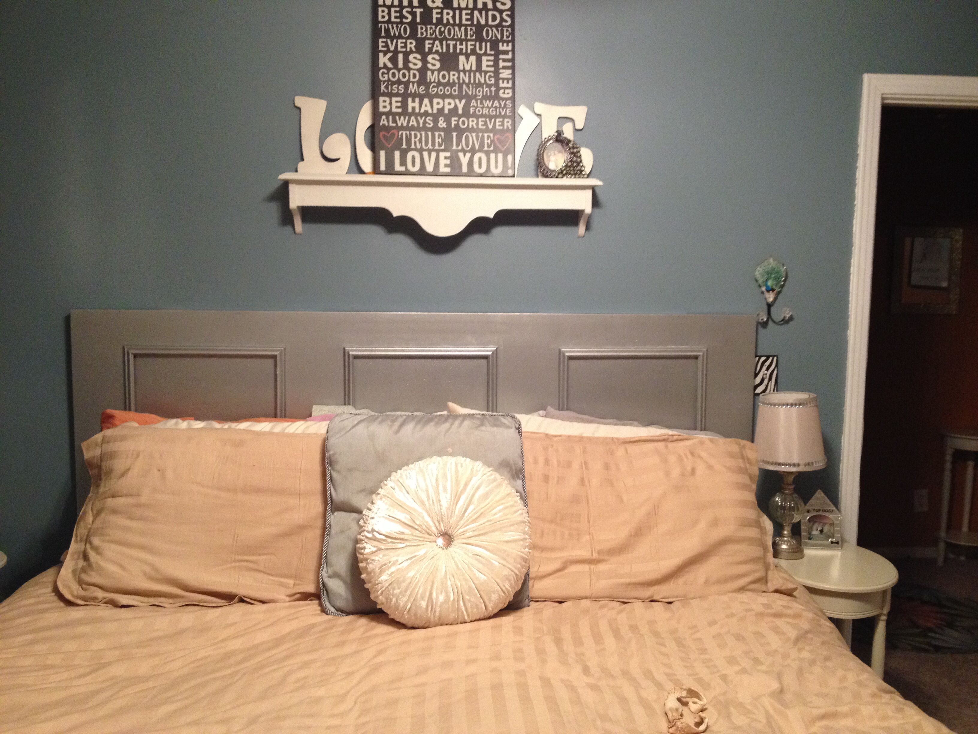 Headboard Made From Old Hollow Core Door 3, 16X20 Headboard Made From Old Hollow Core Door 3, 16X20
