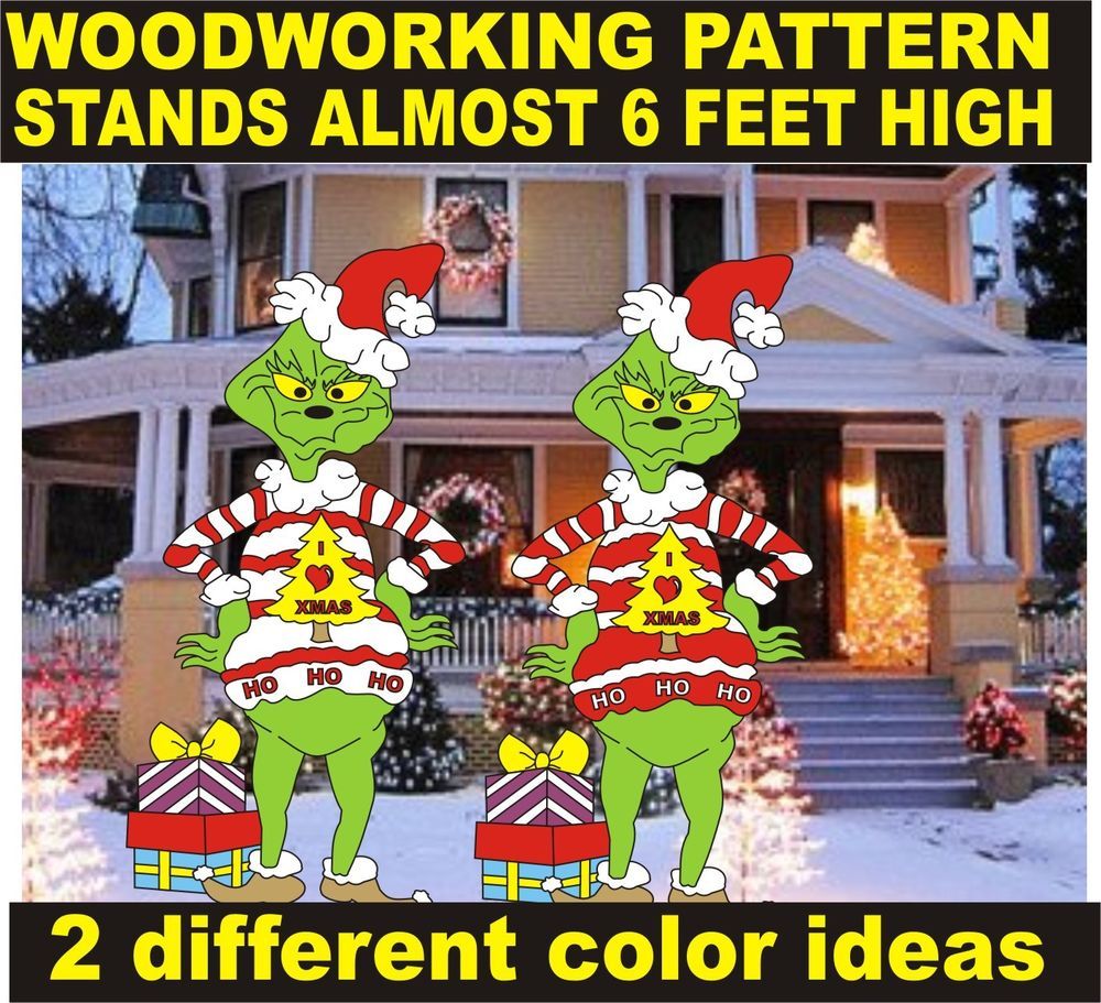 Grinch Yard Art Pattern Amazing Decorating Design Grinch Yard Art Pattern Amazing Decorating Design