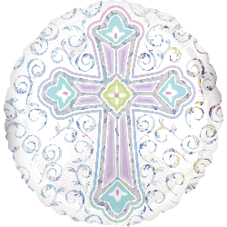 Anagram International 1st Communion Blue Chalice Balloon Multicolor 31