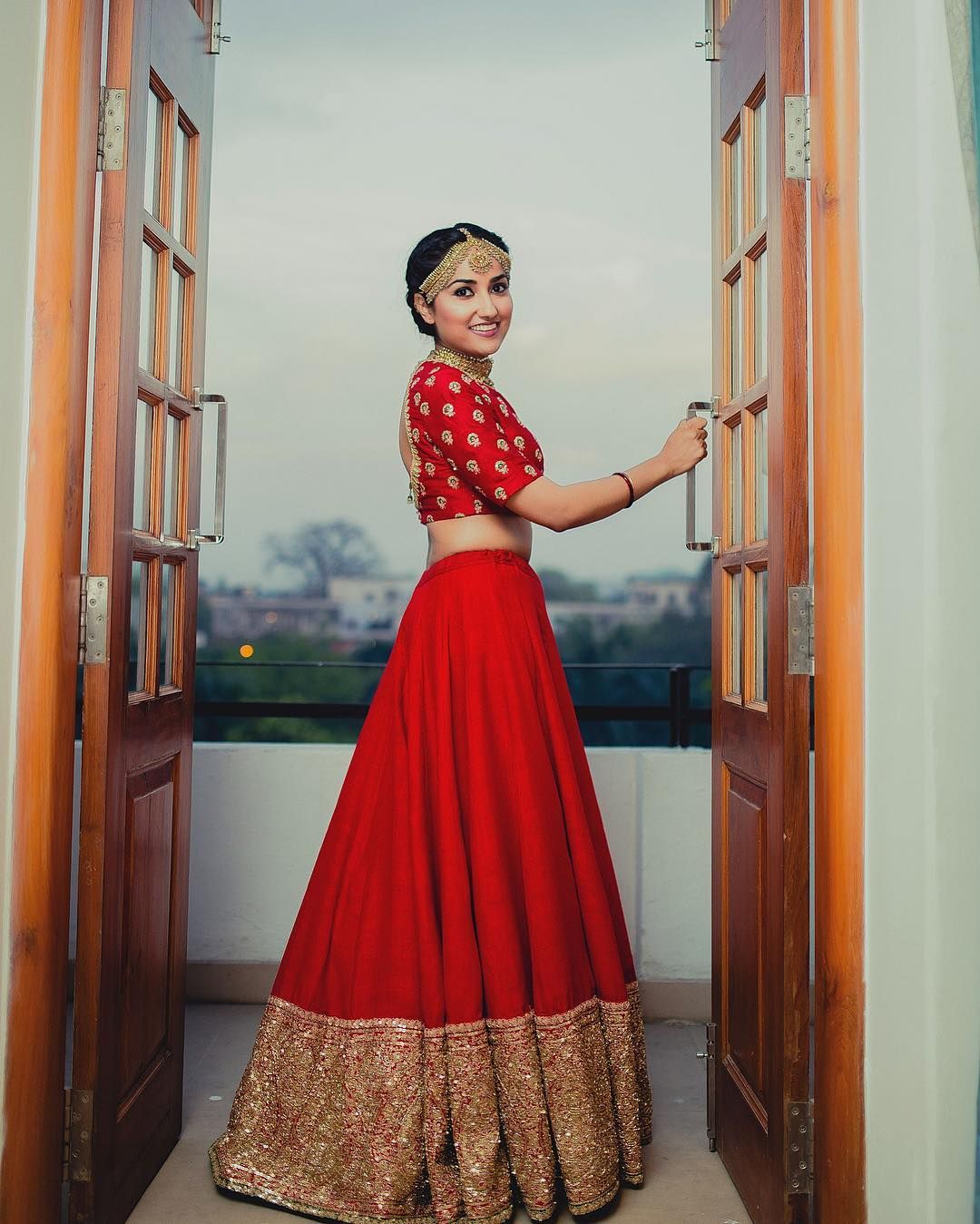 Get Priyanka Chopra's Red Lehenga On Budget! Starting from INR 30k | Red lehenga, Lehenga