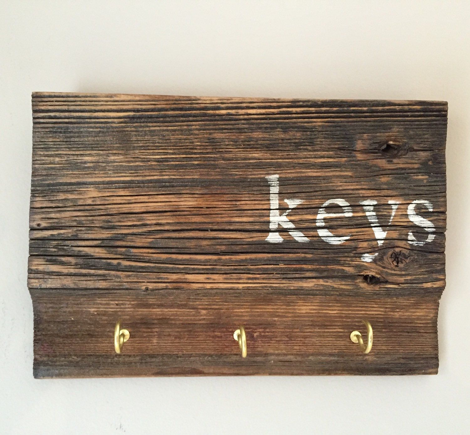 Key Holder Rustic Wood Sign For Wall Hook Rack Hanger Reclaimed Hooks Keys Key Holder Rustic Wood Sign For Wall Hook Rack Hanger Reclaimed Hooks Keys