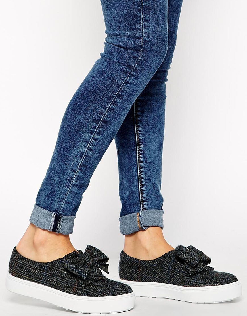 F Troupe F Troupe Black Harris Tweed Slip On Trainers At Asos Sapatos F Troupe F Troupe Black Harris Tweed Slip On Trainers At Asos Sapatos