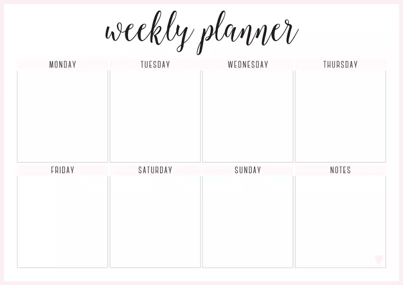 pahina 1 planners and stuff pinterest weekly planner weekly student timetable planner